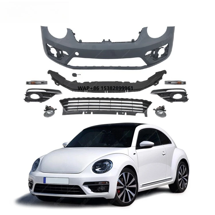 

Car Accessories R Style Body Kit for Beetle 2012-2018 PP Front Bumper Grille Body Kit