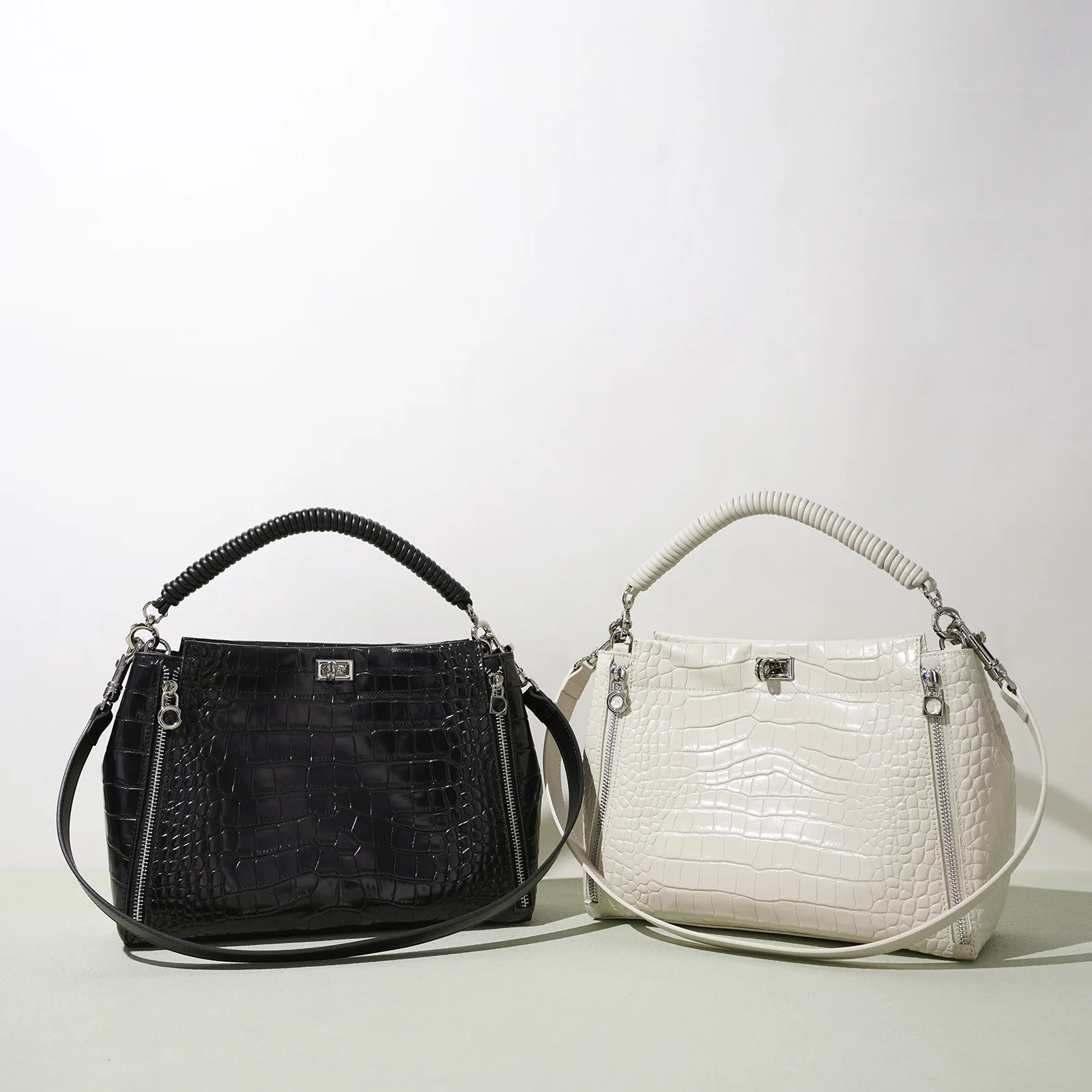 

New Fashion Niche Design Shoulder Bag High End Custom Genuine Leather Women Classic Commute Crossbody Handbag