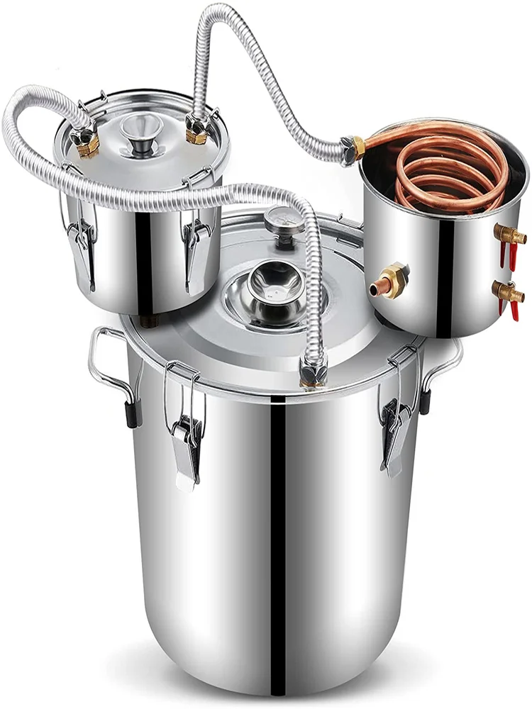 

Household Small Liquor Making Equipment Liquor Distiller Dew Machine Distilled Water Baijiu Equipment