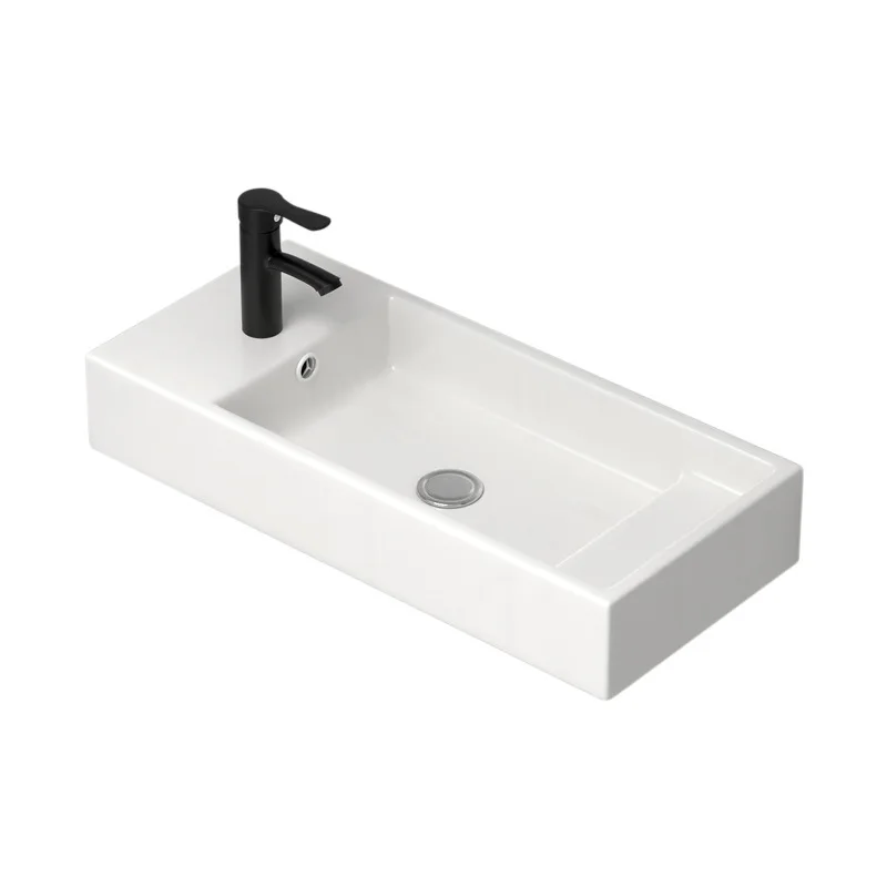 S piccolo appartamento mini piccolo lavabo mobiletto combinato bagno in ceramica integrato di piccole dimensioni