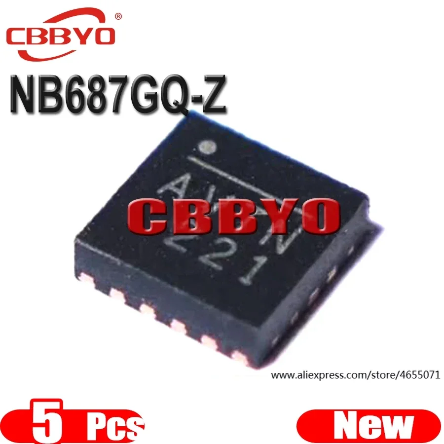 (5piece) 100% New NB687GQ-C669-Z NB687GQ-Z NB687GQ NB687 AVTH AVTN AVTJ AVT.. QFN-16 Chipset