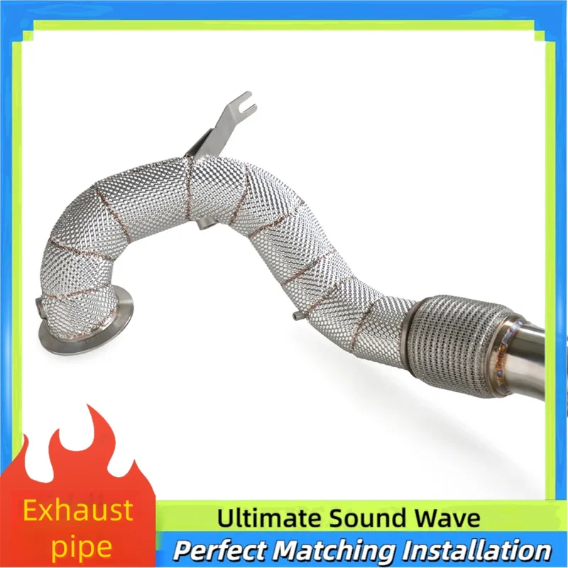 Stainless Sports Downpipe Exhaust Head for Volkswagen Arteon quattro 2.0T 2013+ Directly Exhaust Pipe for Racing Power Upgrade
