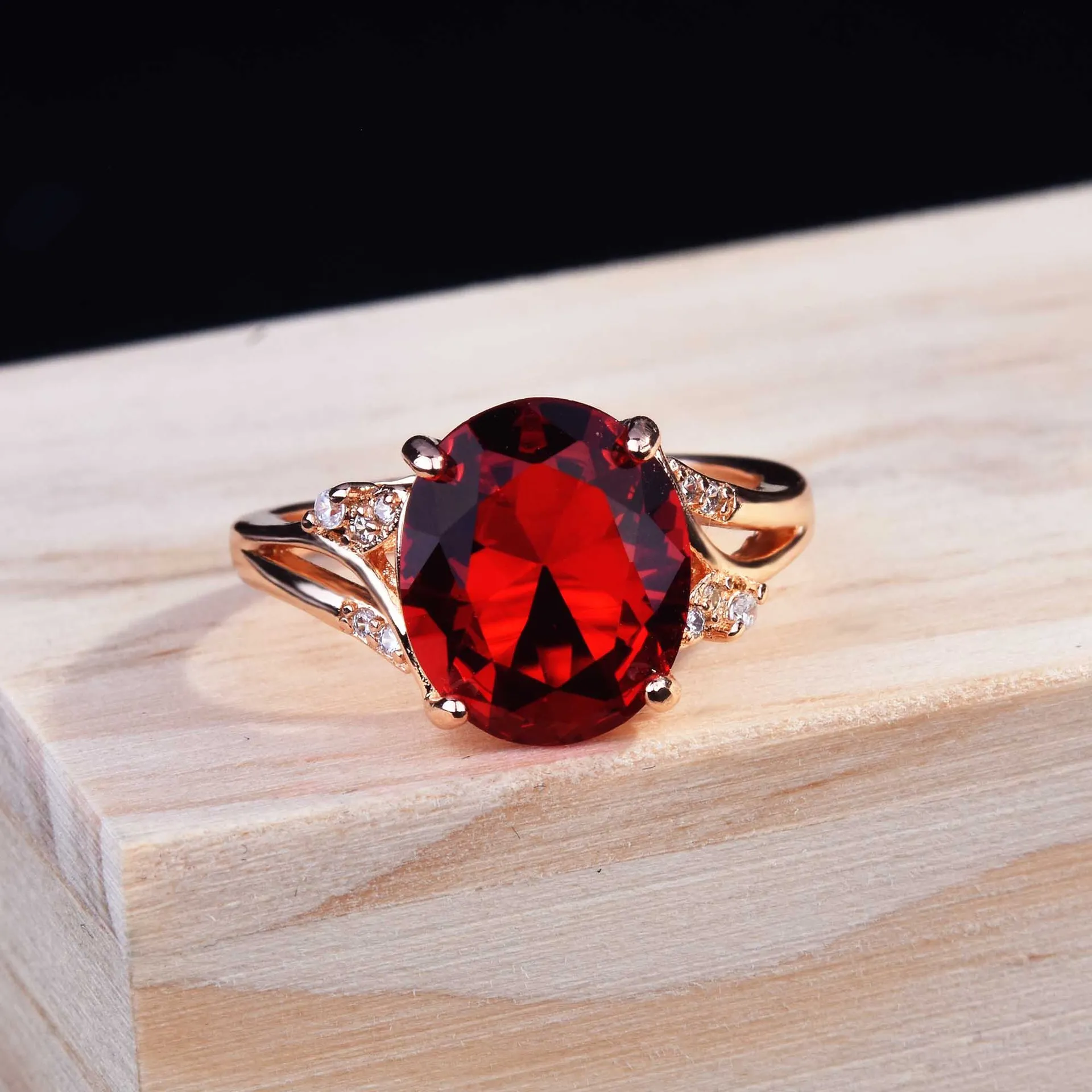 925 Silver S925 Oval Red Tourmaline Colorful Gemstone Open Adjustable Ring Elegant Jewelry For Ladies Dating And Daily Matching