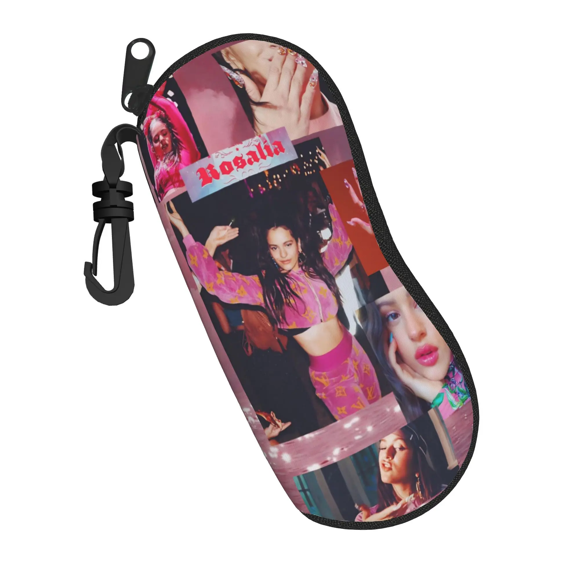 Lovely Rosalia LUX Tour 2026 Glasses Case Waterproof Zipper  Eyewear Box Anti-Pressure Eyeglasses Box