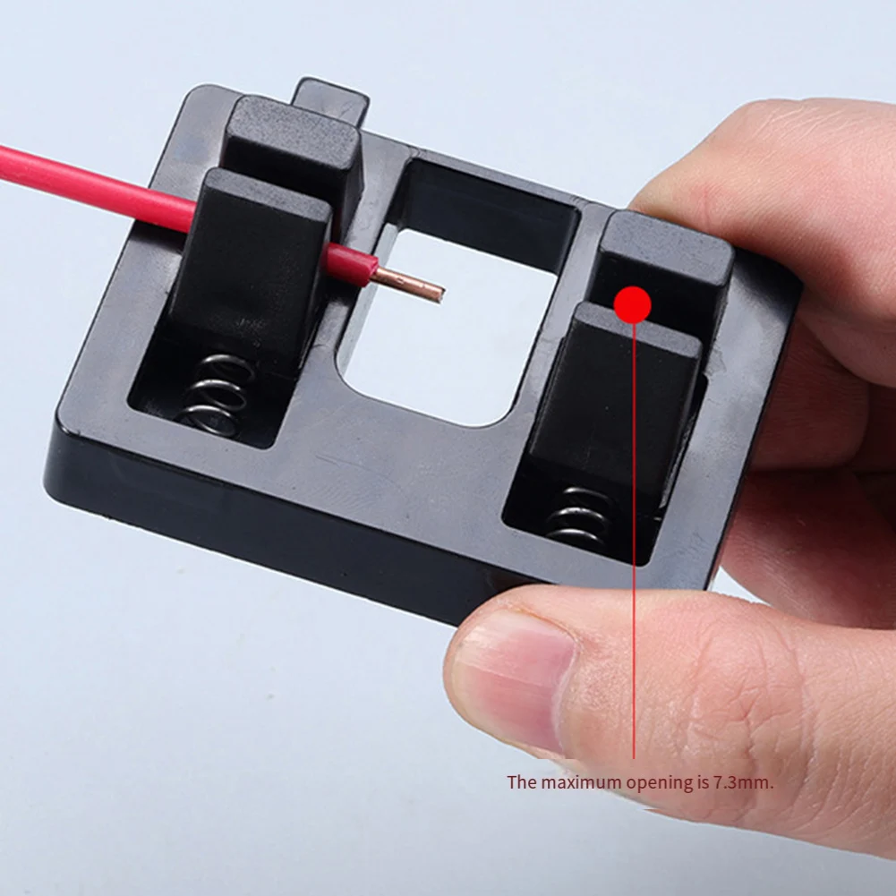 1/2Pcs Electric Wire Welding Fixture Plastic Dual Spring Holder Black For Home DIY Welding Repair Soldering Locator Tools