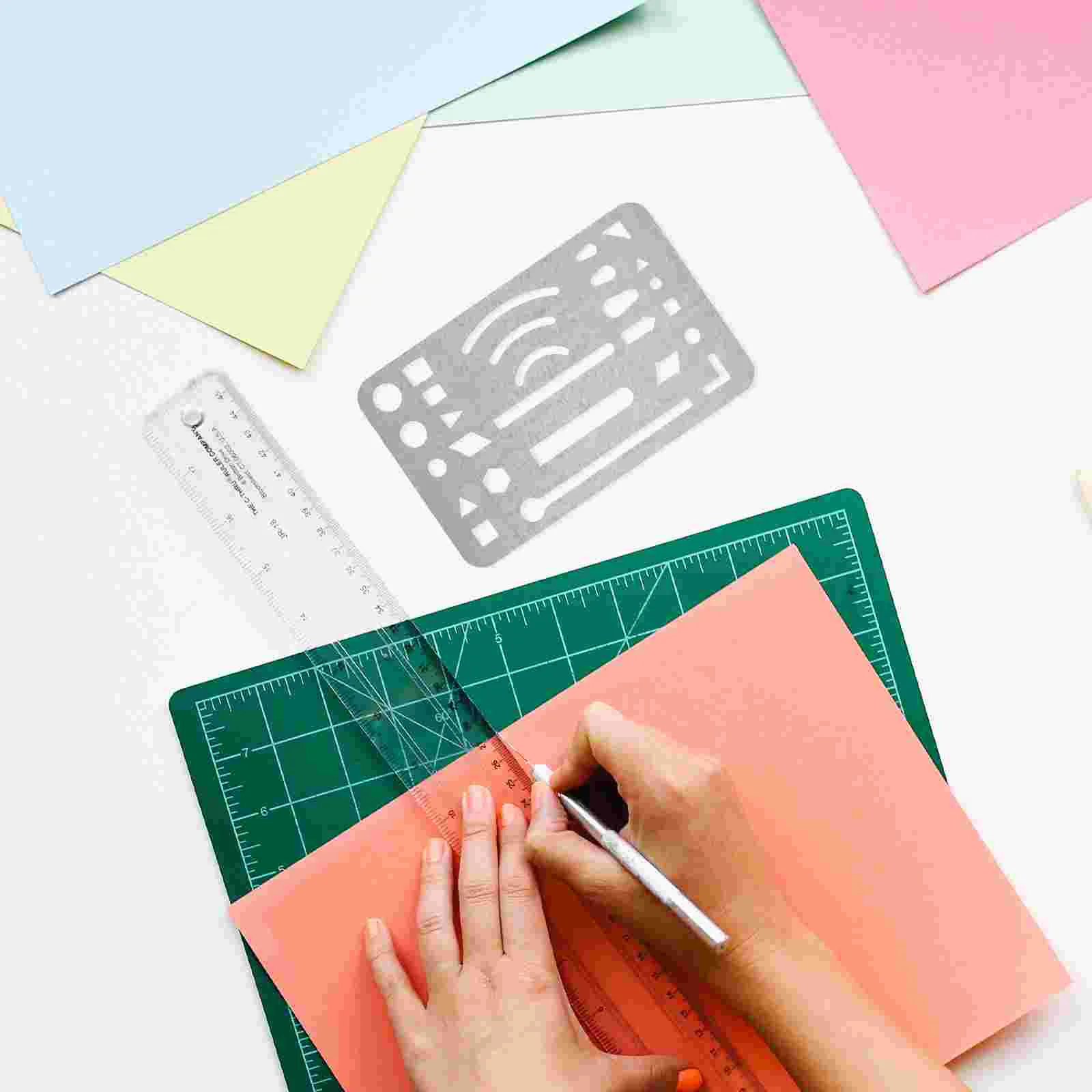 3 Pcs Lettering Erasers Large Block Grease Splatter Screen for Frying Pan Drawing Template