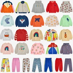 2024 Spring BC Girl Boy Sweatshirts Printed Casual Children Hooded Hoodies Toddler Jacket Series Clothes Kids Sweaters