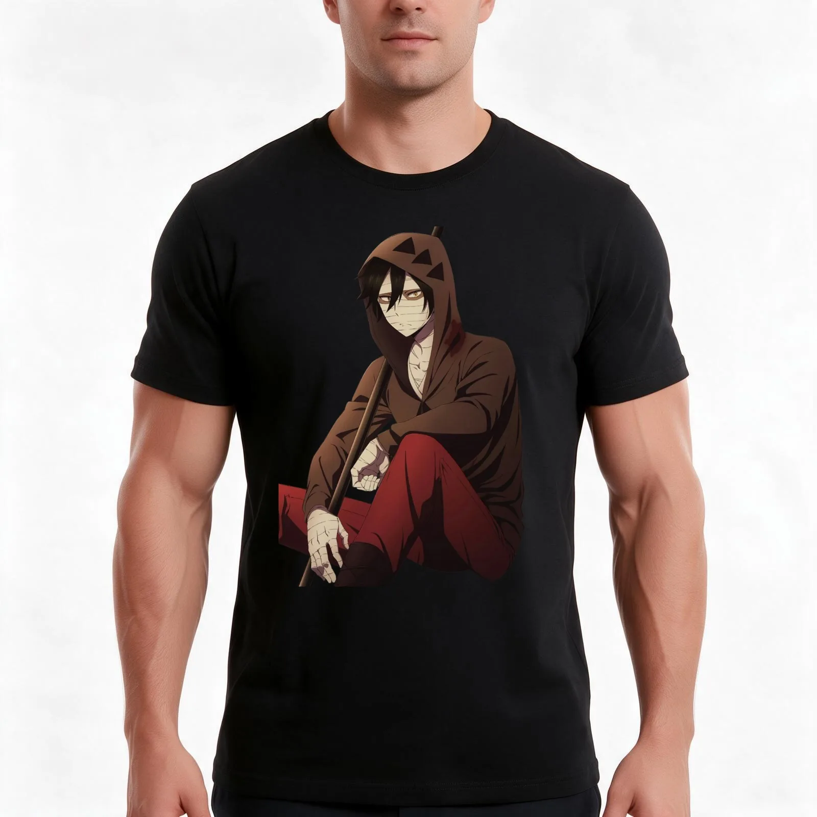 Zack Foster Angels of Death T-Shirt, Summer Casual Cotton Tee, Oversized Streetwear Tops, Vintage Graphic Print, 100% Cotton