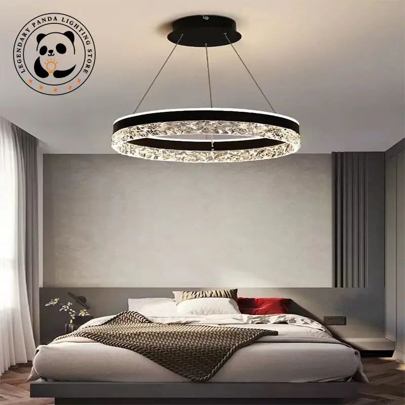 Modern Designer Pendant Lamps Simple Light Luxury Metallic Luster Bedroom Parlor Restaurant Villa Home Decor Chandelier Fixtures