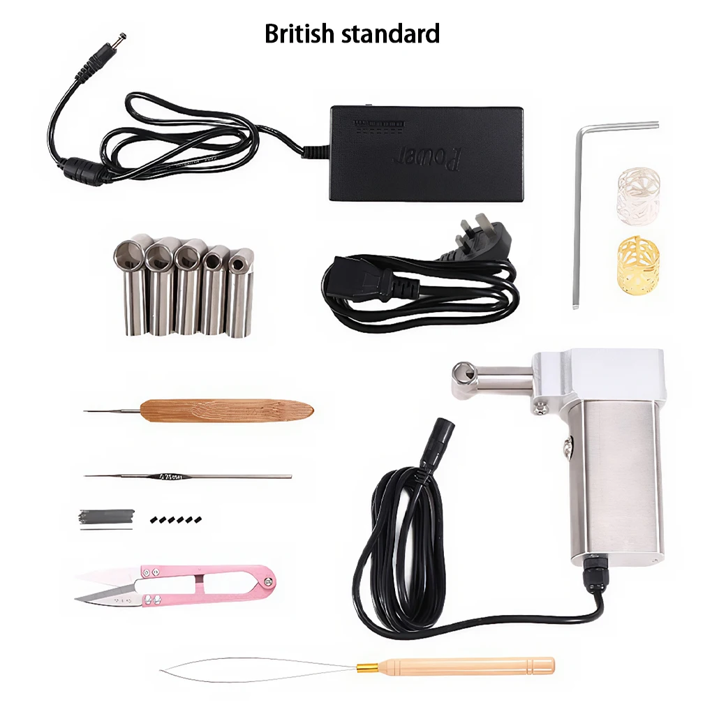 

Portable Electric Dreadlocks Maker Semi-Automatic Dreadlock Machine For Long Human Hair Instant Dreadlocks Hair Making Machine