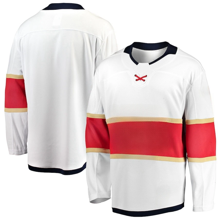 Maillot de hockey brodé personnalisé pour hommes et femmes, uniforme de hockey sur glace pour jeunes, Floride