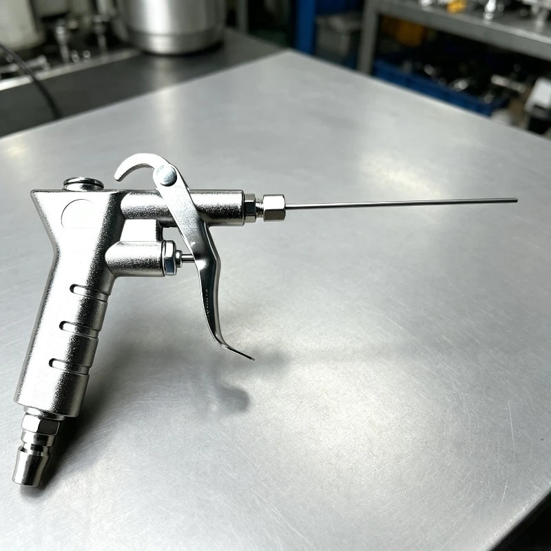 Industrial Precision Air Blow Gun with Needle Nozzle Adjustable Airflow Dust Cleaning Tool for Screw Hole
