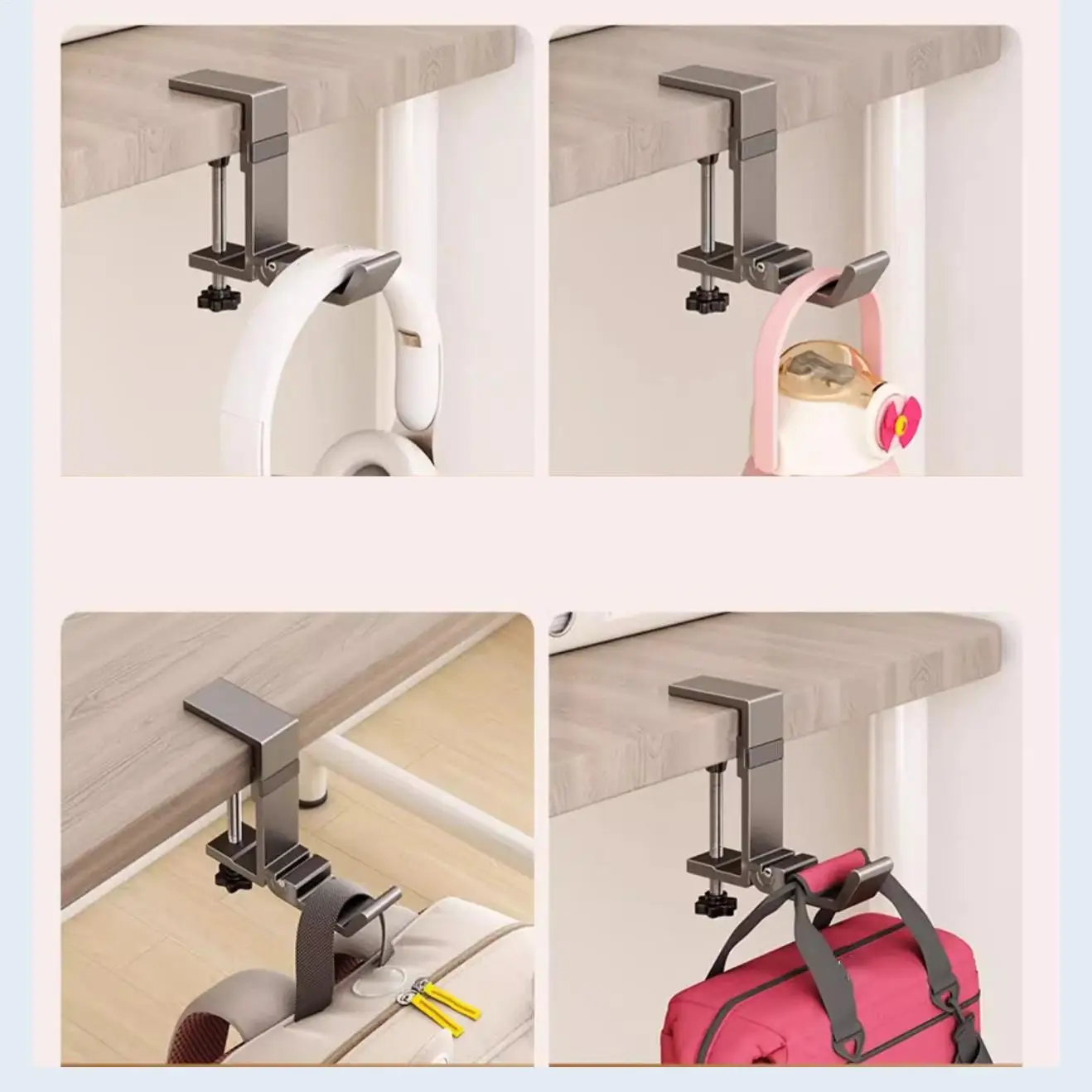 Ganchos de metal para lareira, guirlanda, para meias de natal, ganchos dobráveis para sala de estar, janela, cabo de inverno, ano novo