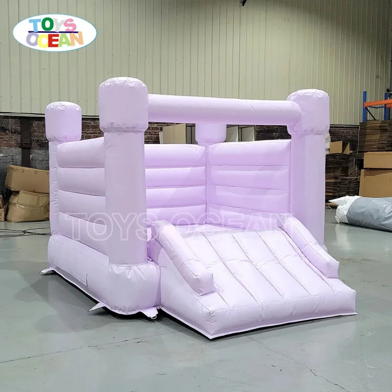 Wholesale Price Commercial Grade Purple Castle Slide Kids Bounce House Inflatable Bouncer Suitable for Home Use and Rental