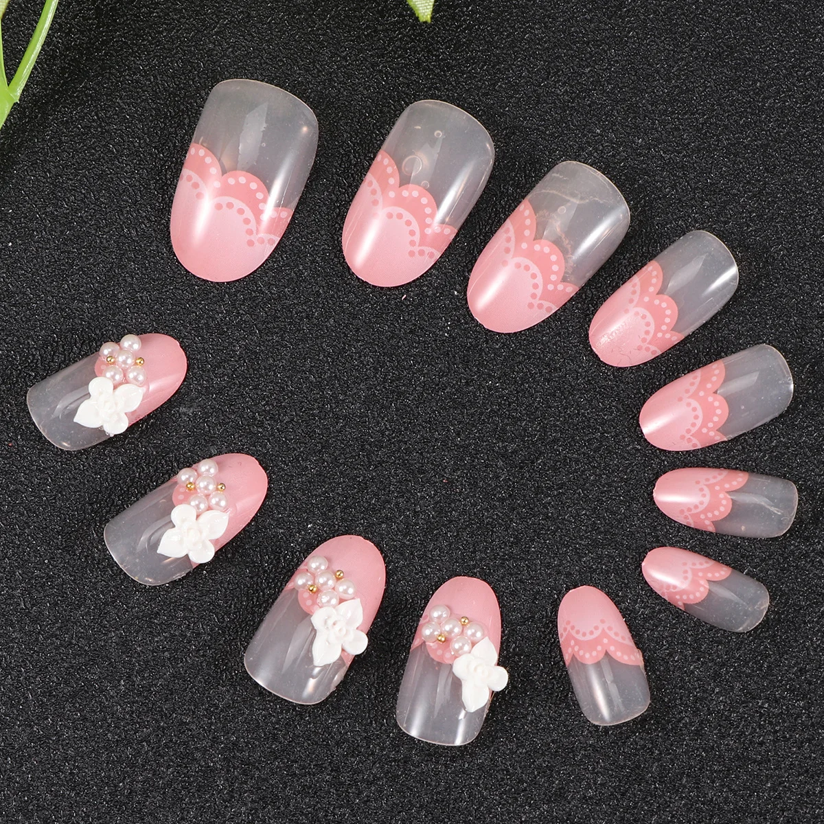 Sztuczne tipsy samoprzylepne do manicure dla kobiet, naklejki DIY, naklejki do zdobienia paznokci dla kobiet.