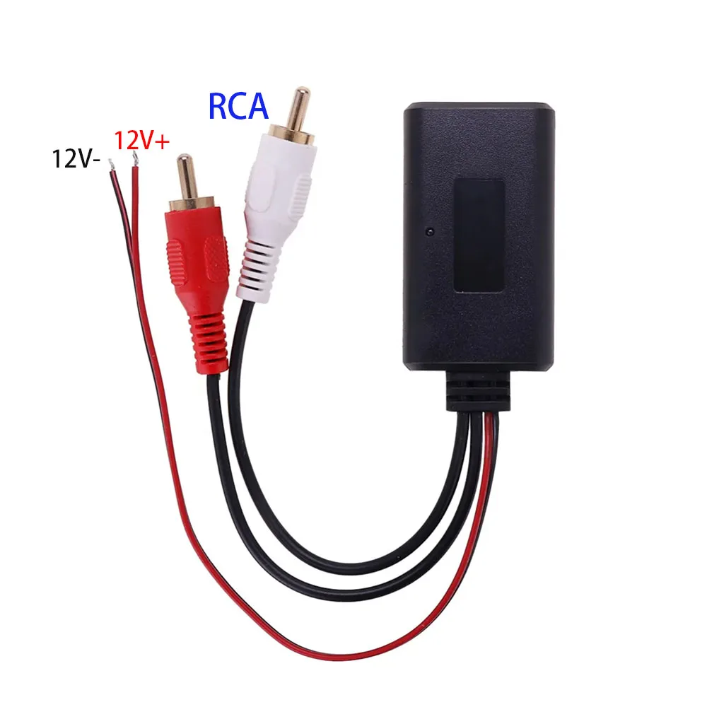 Universal Car Wireless Bluetooth-compatible Connection Module BT5.0 Music Adapter RCA Aux Audio Cable Splitter Cord Converter view 4