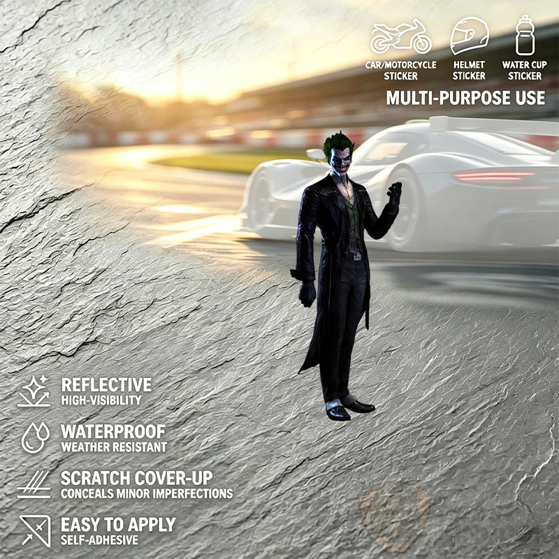 Car StickersCollectible Poseable Action Figure PVC Model Toy High Quality Detailed for Home Decor Car Display GiftDecals