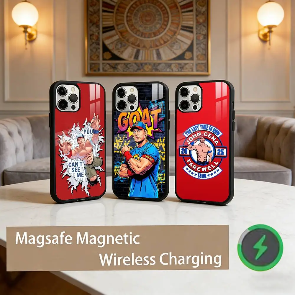 

John wrestler C-Cena Phone Case For iPhone17,16,15,14,13,12,11 Plus,Pro Max Magnetic For Magsafe Wireless Charging