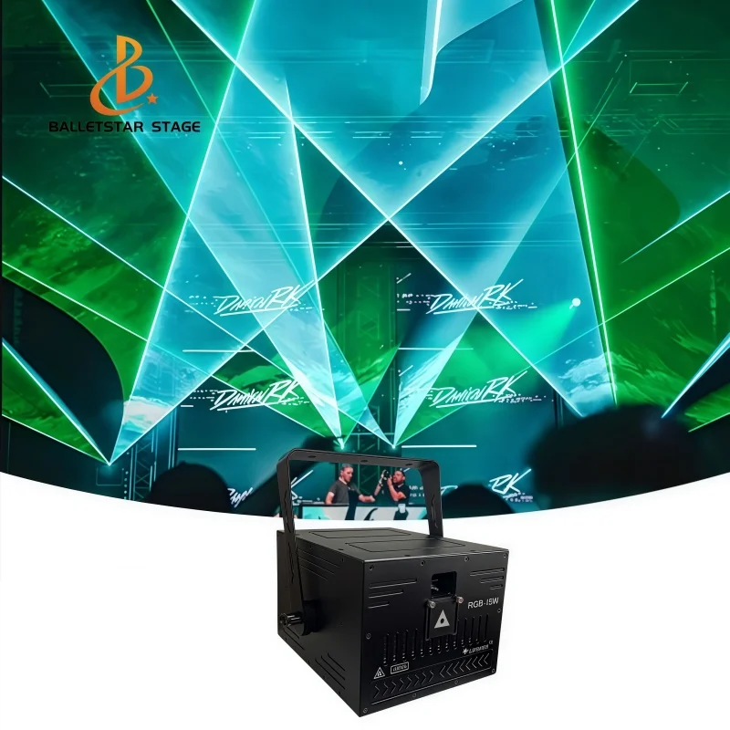RGB Full Color Stage Laser Lighting Light Dmx Led  Party Light