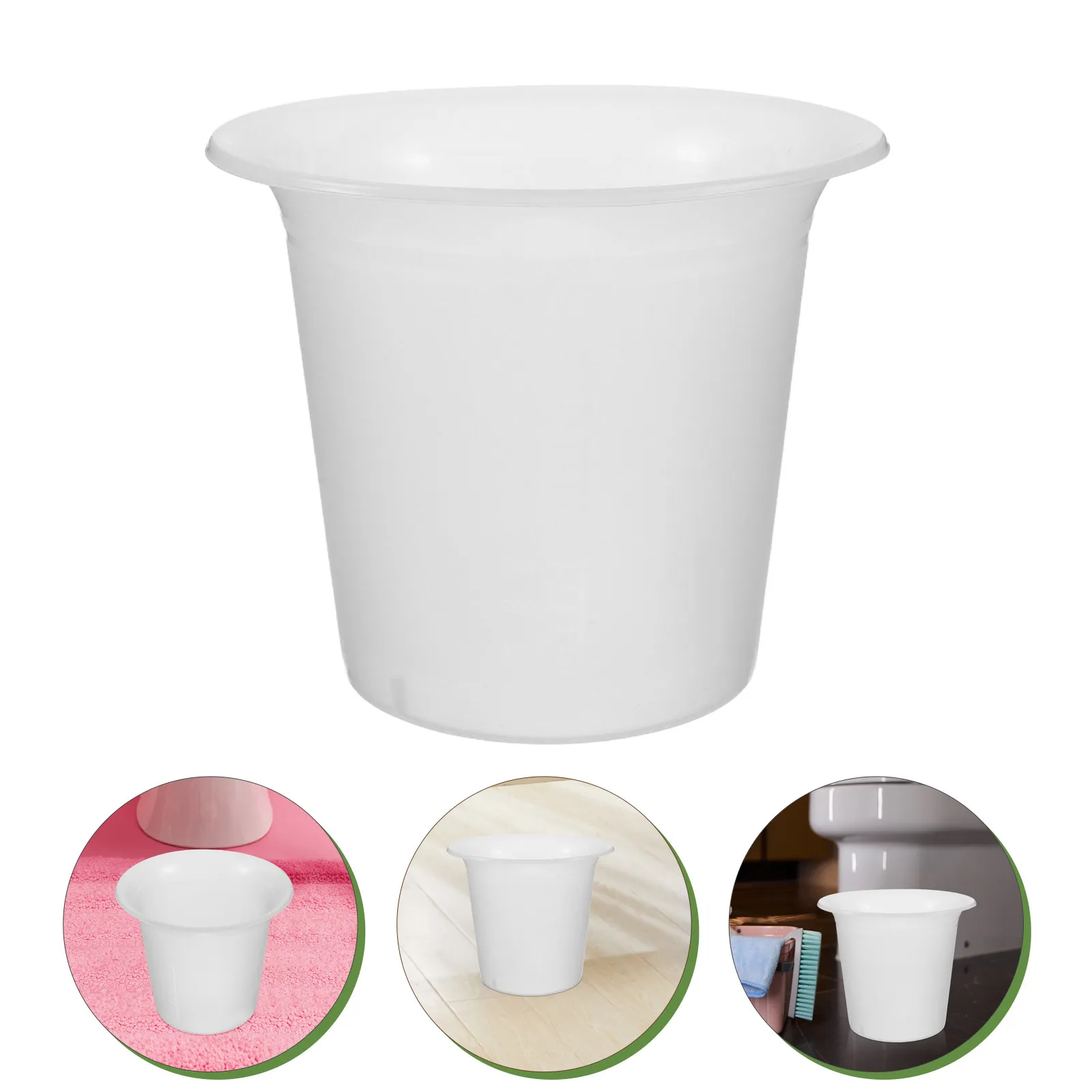 

Urine Container for Men Women Elderly Adults Portable Bedside Potty with Measurement Scale Frosted Nonslip Surface Round Stable