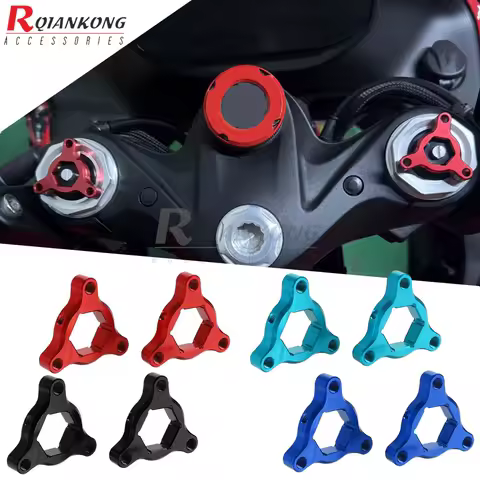 Motorcycle CNC Aluminum For HONDA CBR600RR CBR1000RR CBR 600RR 1000RR CB1000R CB 1000R Suspension Fork Preload Adjusters Covers