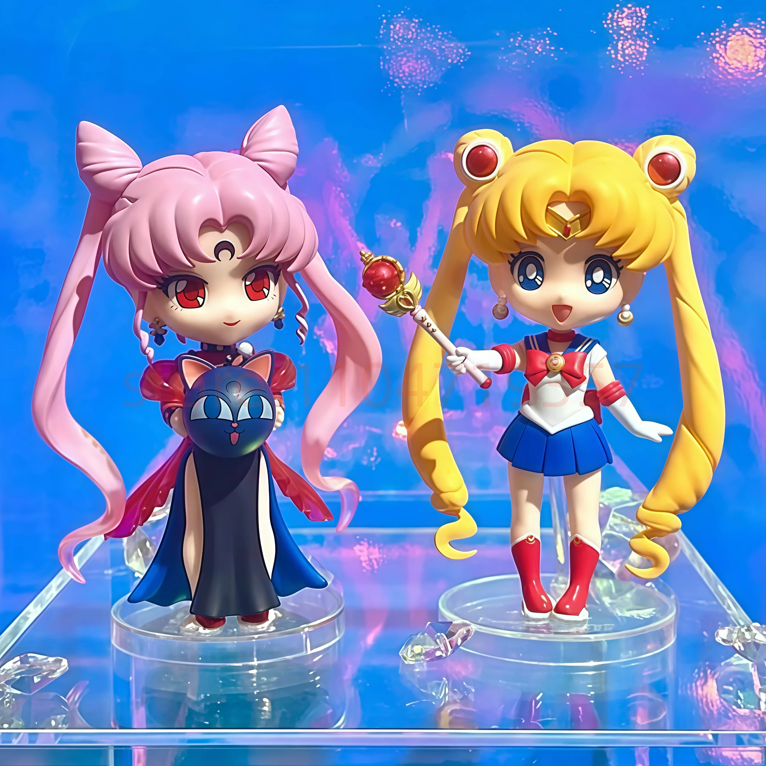 

Оригинальная коллекция Bandai Figuarts Mini Bishoujo Senshi Sailor Moon Black Lady Luna-P Crystal Star, экшн-фигурка, модель игрушки в подарок