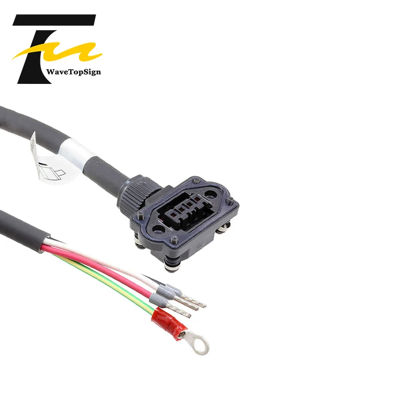 Imagem -02 - Cabo de Alimentação do Servo Motor Wavetopsign Mfmca0030njd Mfmca0050njd Encoder Cabo Mfeca0030mjd Mfeca0050mjd para Panasonic a5 a6