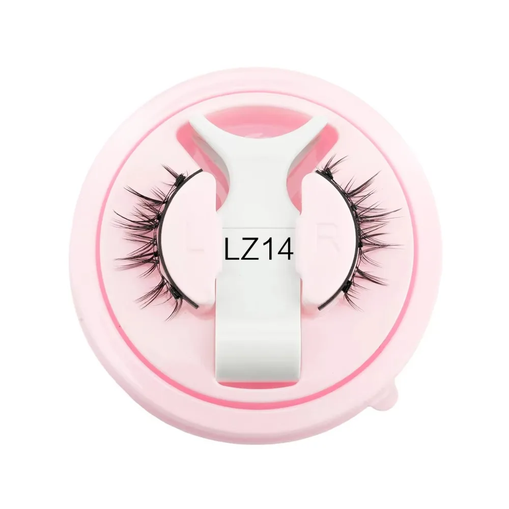 Reusable Magnetic Eyelashes Winged No Glue Needed Magnetic 3D Mink Lashes Long-Lasting False Eyelashes with Tweezer Eye Makeup