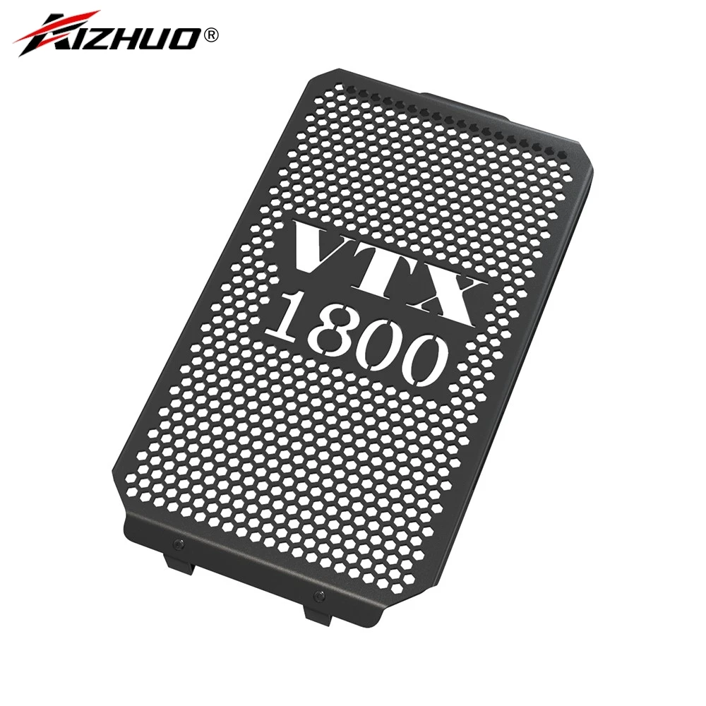 Motorcycle Aluminum Radiator Guard Grille Protector Cover FOR Honda VTX1800 CFNRST VTX 1800 2002 2003 2004 2005 2006 2007 2008 view 3