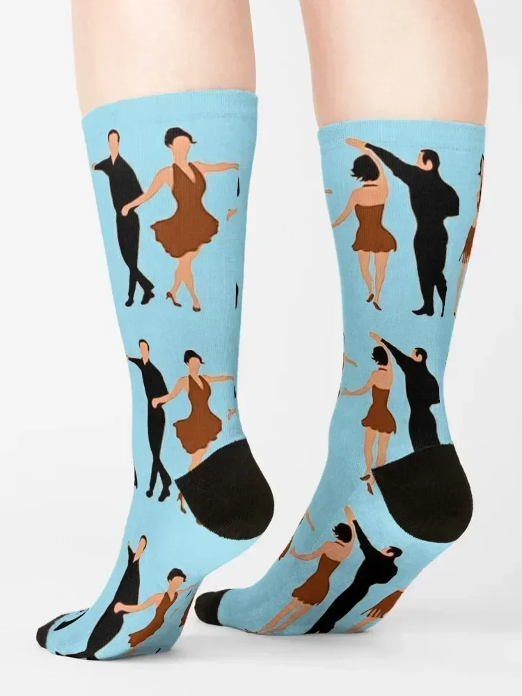 مجموعة الرقص الجوارب أحذية هدية عيد الميلاد القطن مضحك جورب الجوارب امرأة الرجال