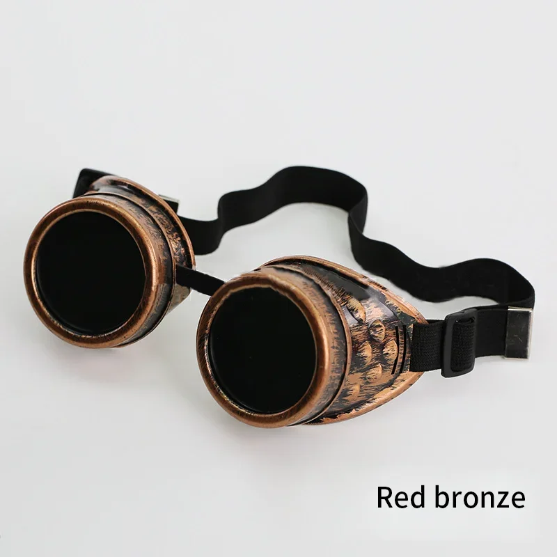 Vintage Steampunk Brille Heavy Metal Fahrerbrille Eclipse Linsen Erwachsene Gothic Stil Helme Cosplay Halloween Dekorationen – Detail 8