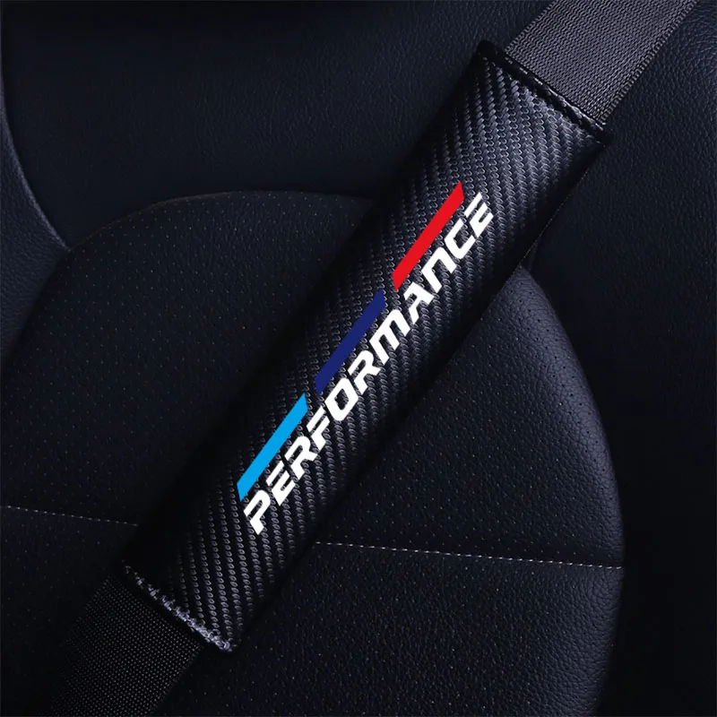 Car Safety Belt Cover Shoulder Pad For BMW M Power Performance E46 e39 E90 E36 E60 E34 E30 f30 f10 X1 X3 X5 e92 G30 Accessories