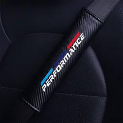 Car Safety Belt Cover Shoulder Pad For BMW M Power Performance E46 e39 E90 E36 E60 E34 E30 f30 f10 X1 X3 X5 e92 G30 Accessories