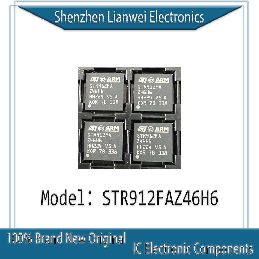 

100% New Original STR912FAZ46H6 IC MCU Chipset BGA-144