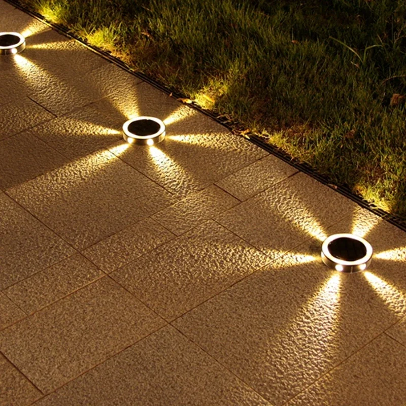 

Solar buried light outdoor courtyard garden lawn light decoration villa landscape layout waterproof led step light