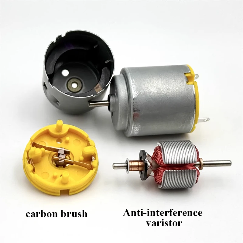 Micro 260 Motor RP260-CN Speed Carbon Brush Electric DC Compatible with 3.7V 5V 6V 7.4V Models for Radio Control Cars Boats