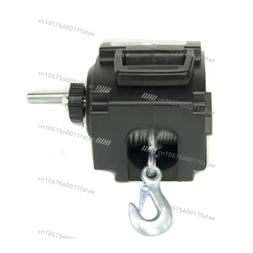 Portable wireless remote control electric winch 3500 pounds, multi-function small crane, for tractor, trailer lifting equipment