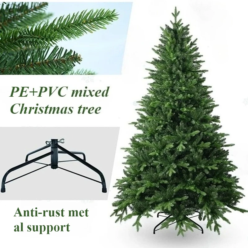 

Artificial Christmas Tree 1.2m-3m Large Encryption PE+PVC Material Xmas Tree for Home Indoor Outdoor Decor Christmas Ornaments