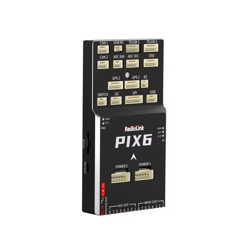 VoidFly Radiolink PIX6 Open-source Flight Controllers For All Models Dual-gyro Built-in Dual GPS OSD Support For Airplane Car Bo