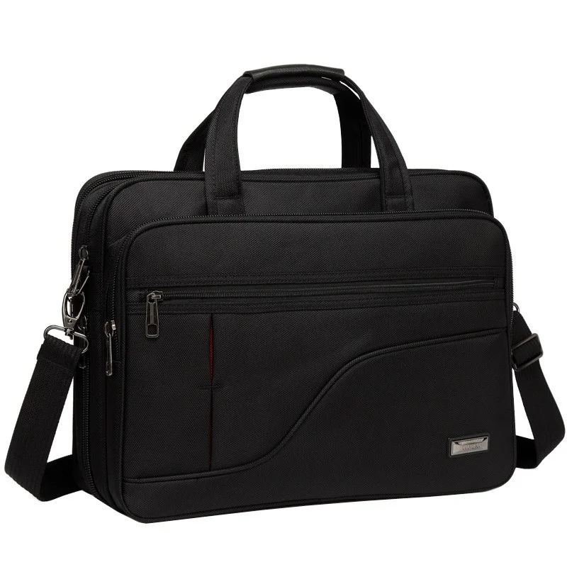 

Nesitu Высококачественная деловая сумка-портфель A4 Oxford для ноутбуков 14, 15.6, 17 дюймов, мужская сумка через плечо M18017