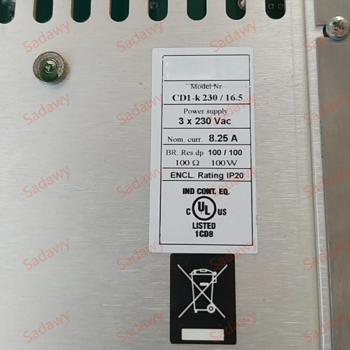 In-franor CD1-k 230/16.5 ซีดีซีดีไดรฟ์เซอร์โวดิจิตอล