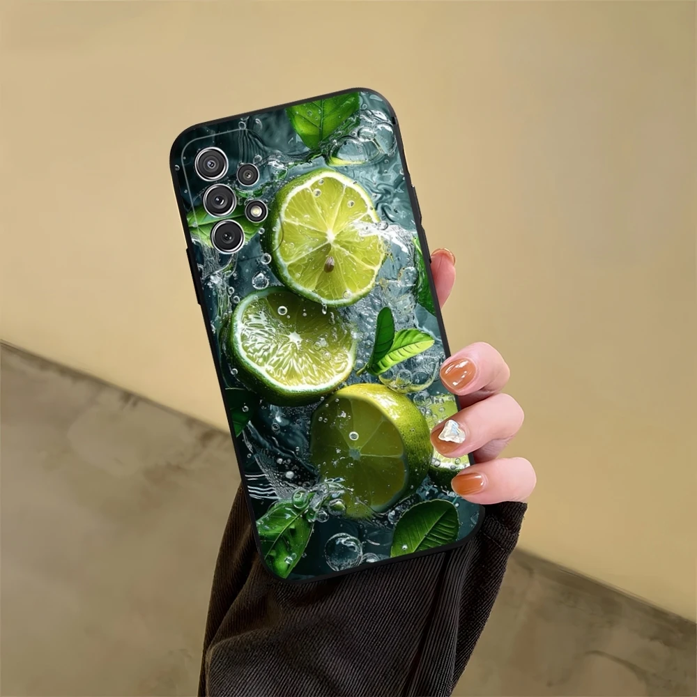 Fruit lemon Phone Case for Samsung Galaxy S24 S21 S22 S25 S23 Ultra Fe Plus A34 A16 A54 A24 A52 A53 M54 Cover