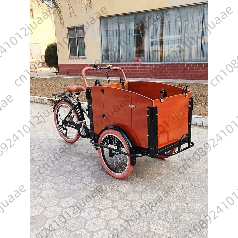 European-style parent-child bicycle pick-up and drop-off baby walking backwards donkey tricycle