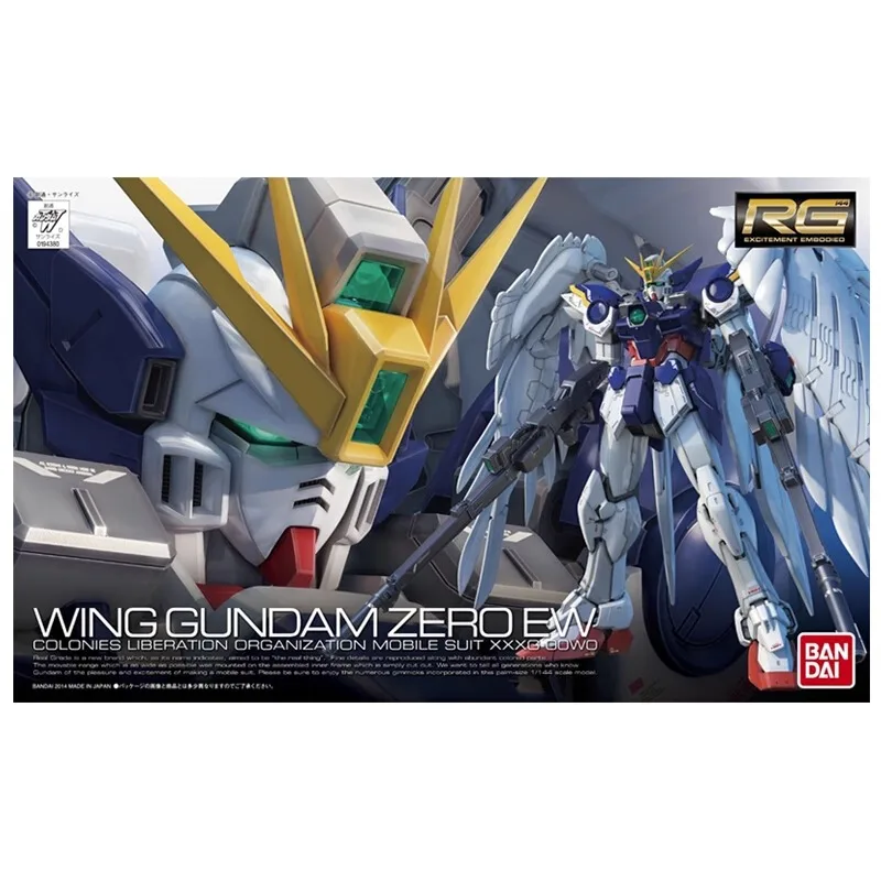 

In Stock Bandai Gundam RG17 Wing Zero Custom 1/144 EW Plastic Model Kit Official Genuine Product Poseable Action Figure TOY