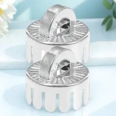 

10Pcs Decorative Ball Caps Plastic Pendant End Covers for Christmas Hanging Balls DIY Ornament Covers Strong Non Slip Fit