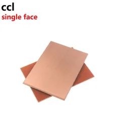 Placa revestida de cobre de un solo lado, Kit de placa de circuito laminado, Material de fibra de vidrio Universal, 5 piezas, FR4, PCB, 5x7, 7x10, 10x15, 15x20cm