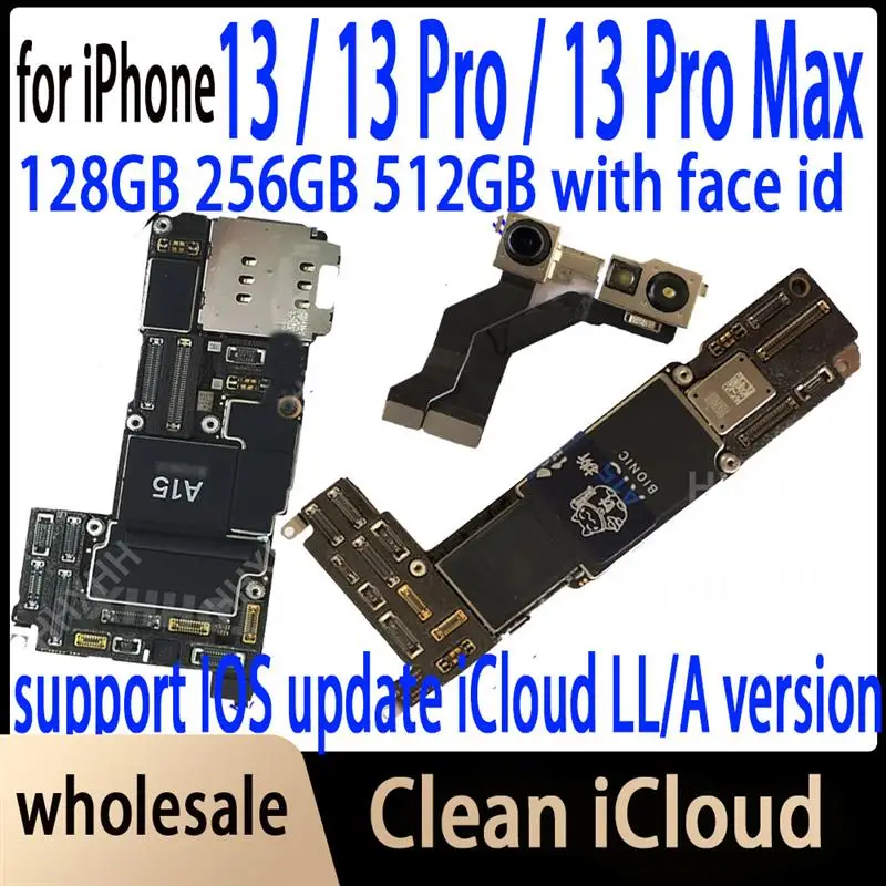 Nouveau! Puces complètes fonctionnant pour iPhone 13 Pro Max, 13 Pro, 13 Mini, prise en charge de la carte mère, mise à jour iOS, pas de logique iCloud