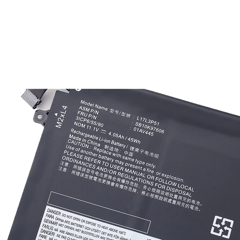 For Lenovo ThinkPad E15 E480 E490 E495 E580 E585 E590 E595 Series 01AV445 L17M3P52 SB10K79606 L17L3P51 Laptop Battery