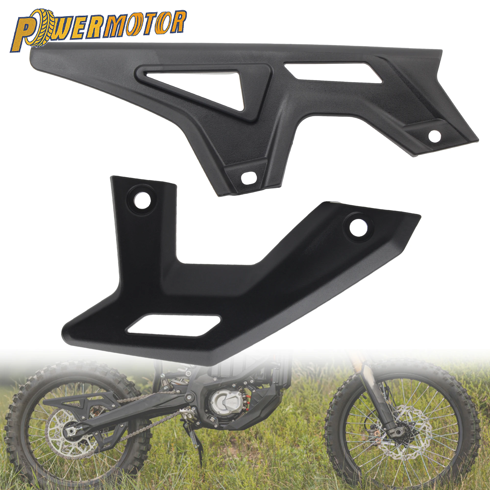 

Electric Motorcycle Sprocket Chain Cover Guard Upper Lower For Surron Sur Ron Ultra Bee Enduro DirtBike Off Road Racing Modified