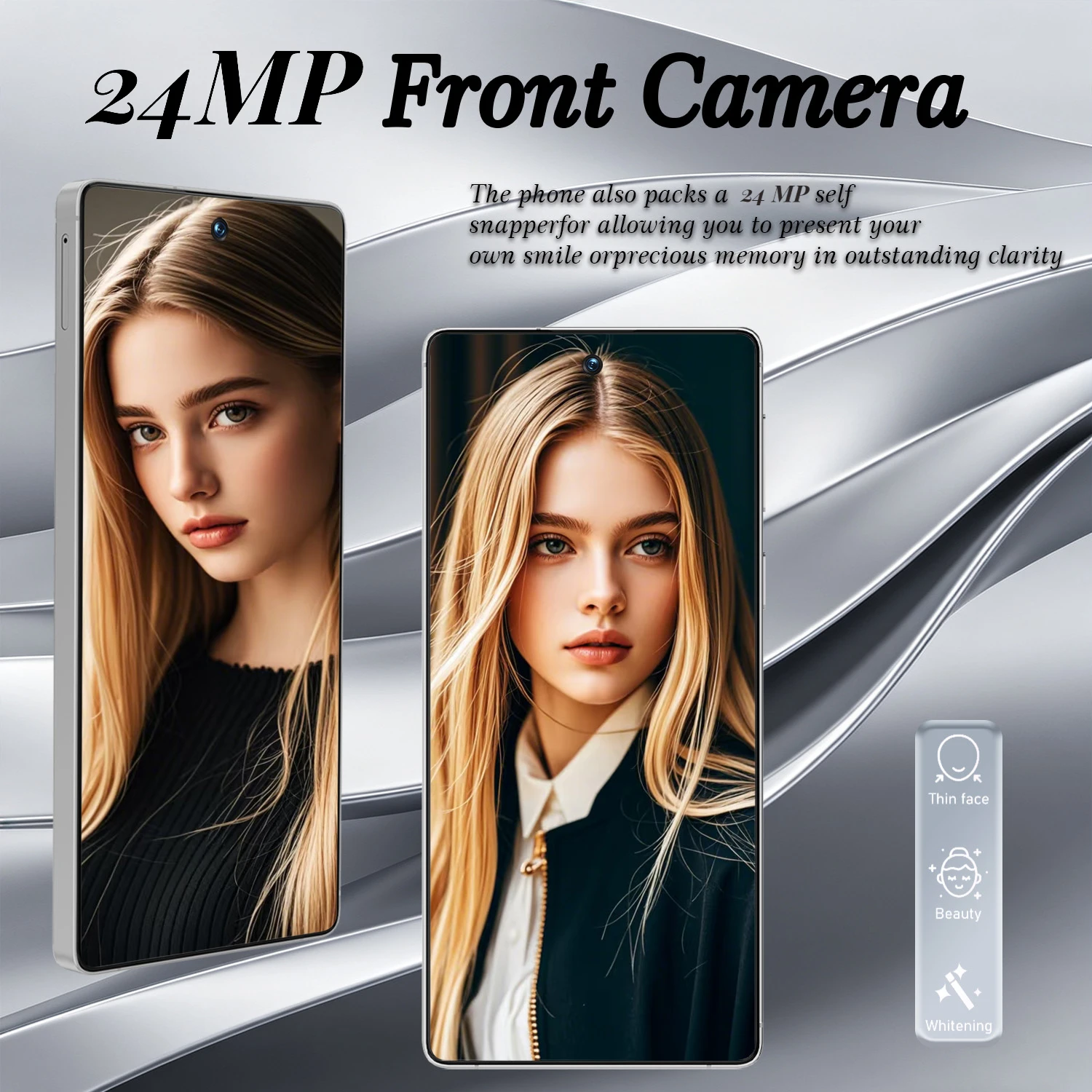 SURGAZE Global Version S26 Ultra Smartphone 5G Android 4800mAh 12GB RAM 512GB ROM 6.6Inch 24+48MP Dual SIM Network Mobile Phone